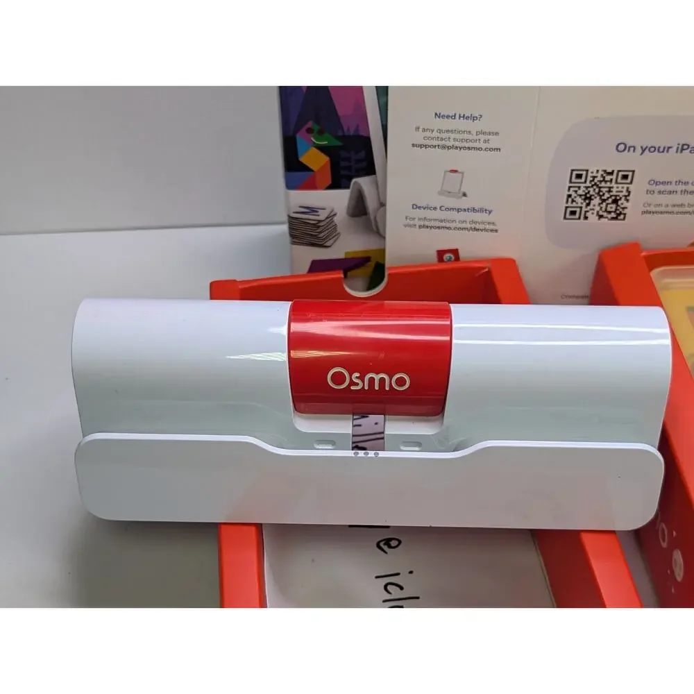 Osmo Genius Starter Kit 901-00089 iPad 5 Learning Games Base Tiles Ages 6-10